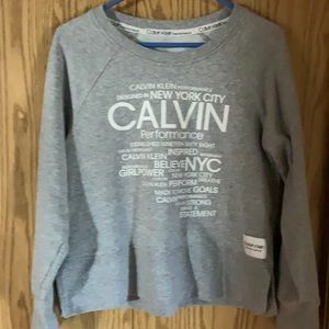 Calvin Klein cropped sweatshirt